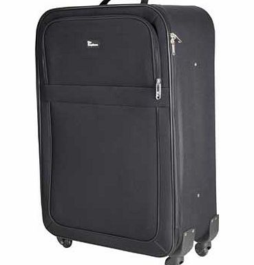 Go Explore Large 4 Wheel Suitcase - Black