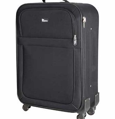 Go Explore Medium 4 Wheel Suitcase - Black