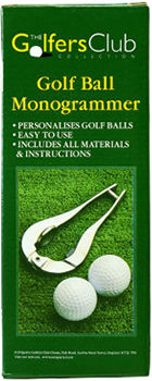 go golf Ball Monogrammer