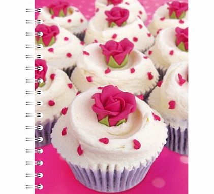 Go Stationery A4 Notebook Rose Cupcake - BOARD COVER