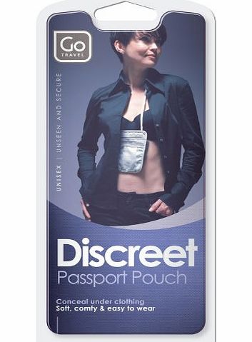 Go Travel Passport/Tickets/Cash/Credit cards and other Valuables Pouch - Compact Neck Wallet