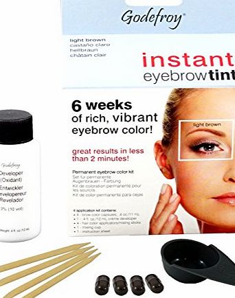 Godefroy Instant Eyebrow Tint Blister Light Brown Blister