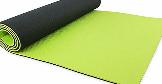 GoFLX Extra Thick 8mm Yoga / Pilates / Exercise Mat with Carry Case