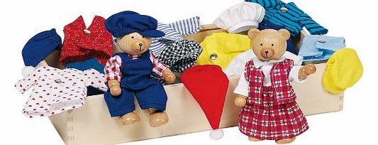 GoKi  Flexible Dolls Bear Dress-Up Box