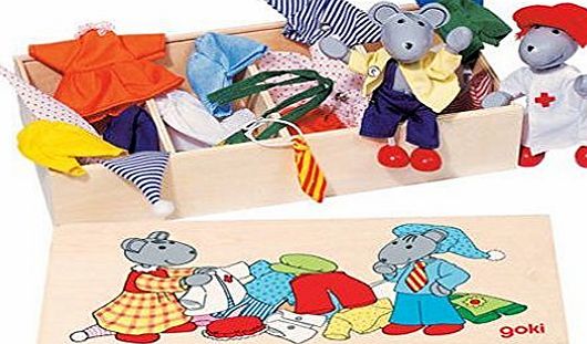 GoKi  Flexible Puppets Mouse Dress-Up Box