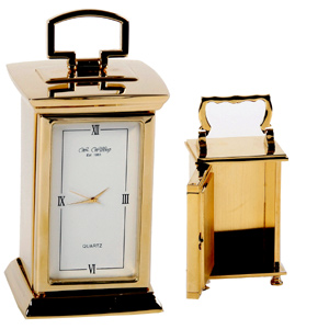Gold Brass Carriage Clock
