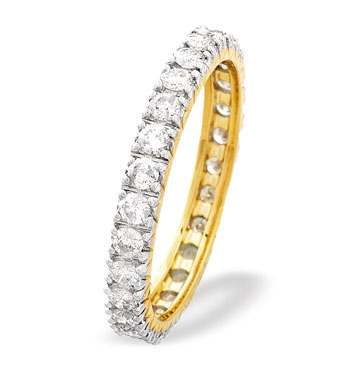 Gold Diamond Full Eternity Ring (340)
