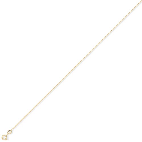 16 inch Classic Box Chain In 18 Carat Yellow Gold