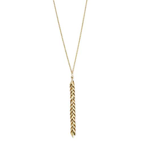16 Inch Drop Necklet In 9 Carat Yellow Gold