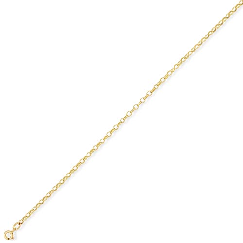 Gold Essentials 16 inch Heavy Oval Belcher Chain In 9 Carat Yellow Gold