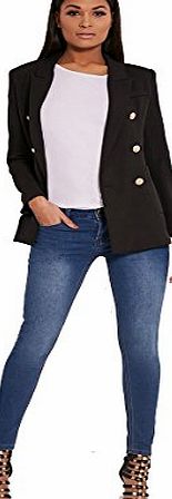 Gold Finch NEW LADIES GOLD FINCH DENIM SKINNY JEANS 6-18 (UK Size 10, Mid Blue Wash)