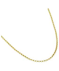 Gold Plated Silver 1/2oz Belcher Chain