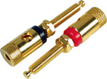 gold -Plated Terminal Posts ( Gold Term Post Red )