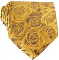 Gold Rose Tie by Robert Charles
