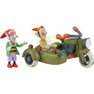 Golden Bear Sly and Gobbo Motorcycle Set