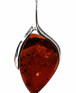 Goldmajor Amber and Silver Pendant