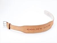 Golds Gym 4 Stitched Leather Belt - SMALL
