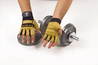 Golds Gym Adjustable Gel Grip Glove - LARGE