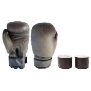 Gym Heritage Leather Glove 12Oz & Hand Wrap