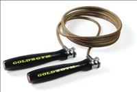 Golds Gym Pro-Leather Skipping Rope 9Ft