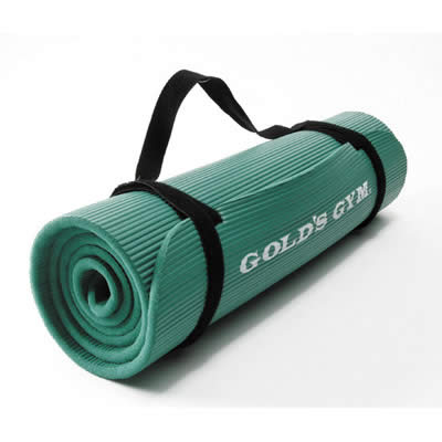 Golds Gym Ribbed Comfort Rubber Mat