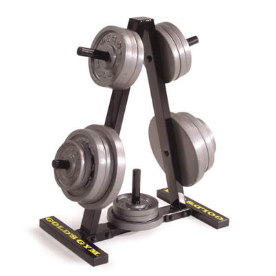 Golds Gym Weight Plate Tree (GG-G4302 Standard 1and#39;and#39; Weight Tree)