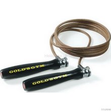 GoldsGym Golds Gym Pro-Leather Skipping Rope