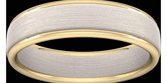 5mm Wedding Ring in 18 Carat Rose & Yellow Gold