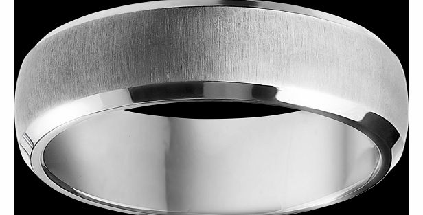 7mm gents titanium fancy wedding ring