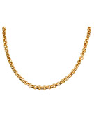 9ct yellow gold round belcher 20 inch chain