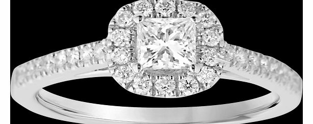 Goldsmiths Princess cut 0.65 total carat weight diamond