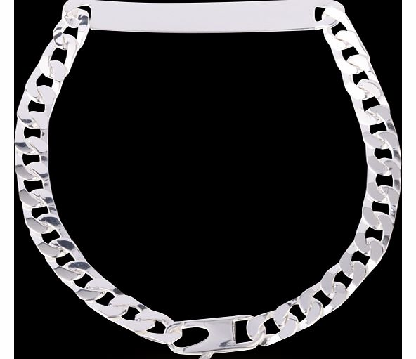 Goldsmiths Silver Curb ID Bracelet