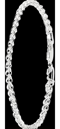 Silver Spiga 7.5`` Bracelet