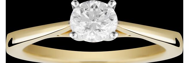Goldsmiths Solitaire Brilliant Cut 0.70 Carat Diamond Ring