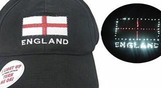 Golf Online England Patriotic Flashing Golf Cap