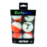Golf Online Nitro Eclipse Golf Balls 6 Pack