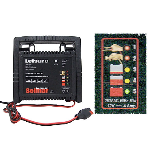 Golf Online Selmar Automatic Battery Charger 4amp