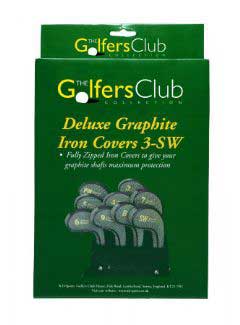 GolfersClub DELUXE GRAPHITE IRON COVERS BLUE