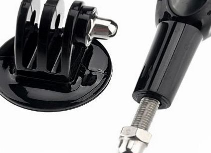 Goliton Tripod Mount Adapter Thumb Screw amp; Nut with screw for Gopro Hero4/3 /3/2/1 - Black