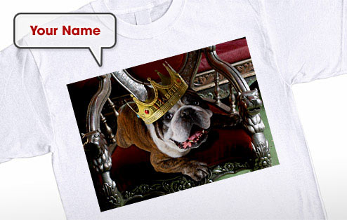 Crowned Dog - Personalised T-Shirt