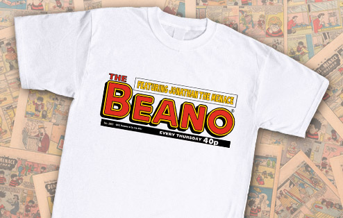 Personalised Beano logo T-shirt
