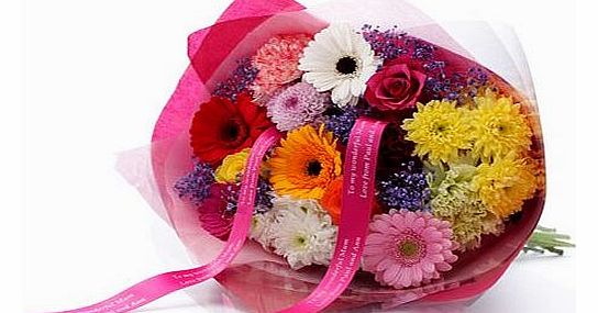 GoneDigging Personalised Bright Bouquet