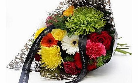 GoneDigging Personalised Vibrant Bouquet