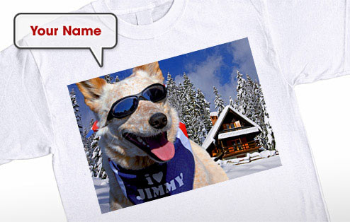 Snow Dog - Personalised T-Shirt