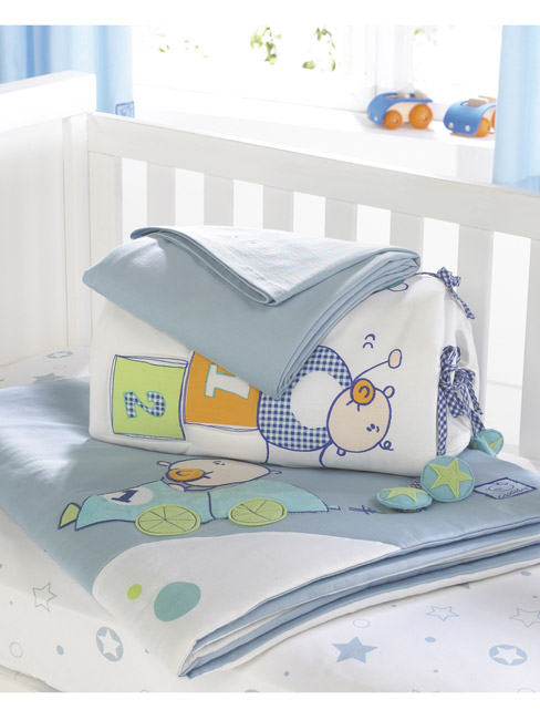Toy Boy Cot and Cot Bed Nursery Bedding Bale