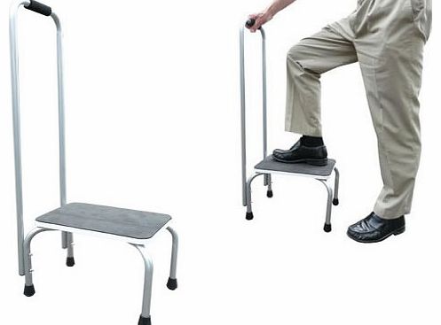 Good Ideas Long Handled Step Stool with Support Rail (692) Reach high places safely. Ideal for Caravan Steps