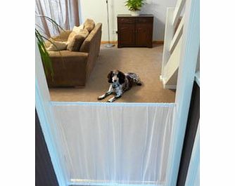 Good Ideas Portable Mesh Pet Gate (864) Pet Guard to Deter your pet roaming your house.