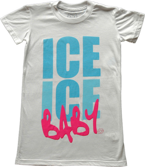 Ladies Ice Ice Baby T-Shirt from Goodie Two Sleeves