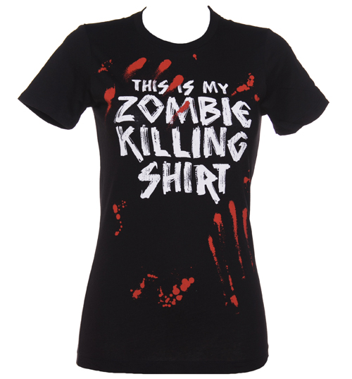 Ladies This Is My Zombie Killing Shirt from