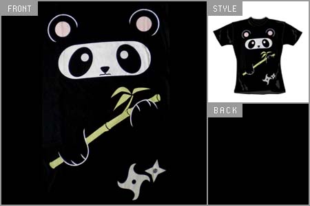 (Ninja Panda) Girls T-Shirt